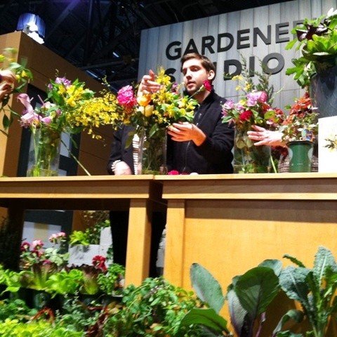 Philadelphia Flower Show- playing with flowers
